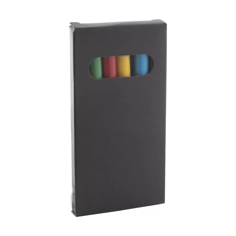 sada 6 pastelek černá s potiskem loga