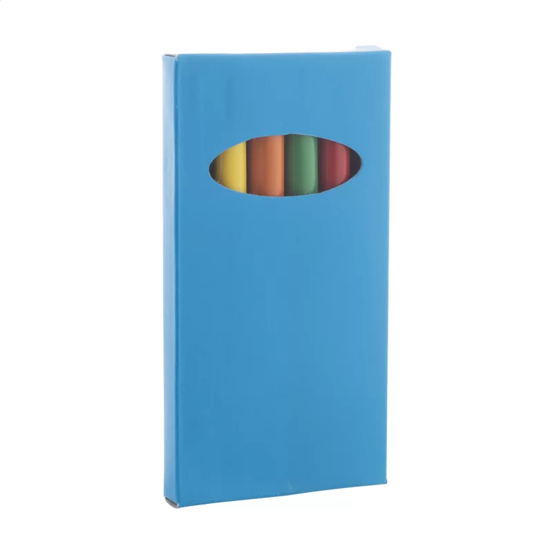 sada 6 pastelek modrá s potiskem loga