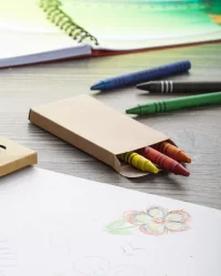 sada 6 voskovek černá s potiskem loga - foto 3