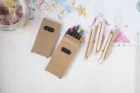 sada 6 voskovek černá s potiskem loga - foto 4