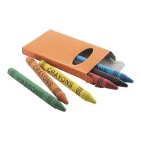 sada 6 voskovek oranžová s potiskem loga - foto 3