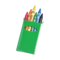 sada 6 voskovek zelená s potiskem loga - foto 2