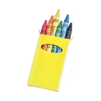 sada 6 voskovek žlutá s potiskem loga - foto 2