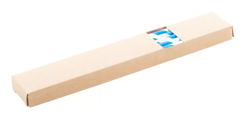 sada brček na pití modrá s potiskem loga