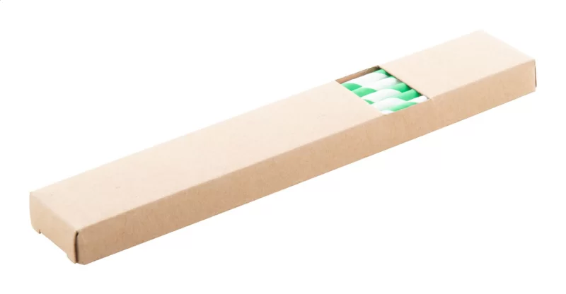 sada brček na pití zelená — reklamní předmět s vlastním potiskem sada brček na pití zelená s potiskem loga