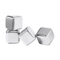 sada chladích kostek stříbrná s potiskem loga - foto 3