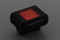 sada dobíjecích světel na kolo černá s potiskem loga - foto 11