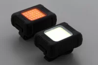 sada dobíjecích světel na kolo černá s potiskem loga - foto 12