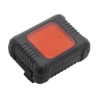 sada dobíjecích světel na kolo černá s potiskem loga - foto 9