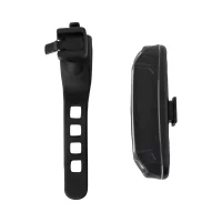 sada dobíjecích světel na kolo černá s potiskem loga - foto 2