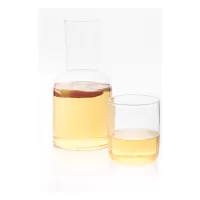 sada karafy a skleniček průhledná s potiskem loga - foto 4