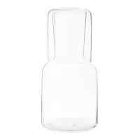 sada karafy a skleniček průhledná s potiskem loga - foto 5