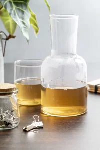 sada karafy a skleniček průhledná s potiskem loga - foto 6