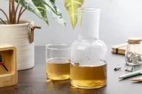 sada karafy a skleniček průhledná s potiskem loga - foto 8