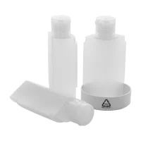 sada kosmetických lahviček RABS bílá s potiskem loga - foto 3