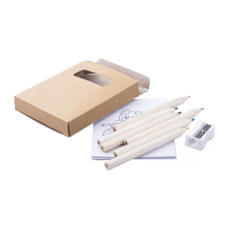 sada na kreslení přírodní — reklamní předmět s vlastním potiskem sada na kreslení přírodní s potiskem loga