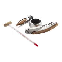 sada na víno přírodní s potiskem loga - foto 2