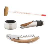 sada na víno přírodní s potiskem loga - foto 3