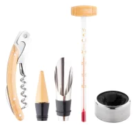 sada na víno přírodní s potiskem loga - foto 7