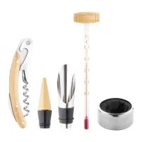 sada na víno přírodní s potiskem loga - foto 8