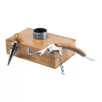 sada na víno přírodní s potiskem loga - foto 2