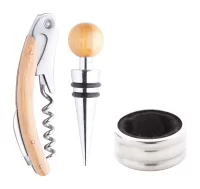 sada na víno přírodní s potiskem loga - foto 4