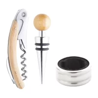 sada na víno přírodní s potiskem loga - foto 6