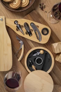 sada na víno přírodní s potiskem loga - foto 6