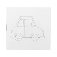 sada na vybarvování, vozidla bílá s potiskem loga - foto 2