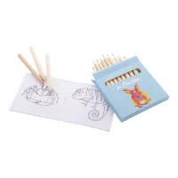 sada na vybarvování, zvířata bílá s potiskem loga - foto 6