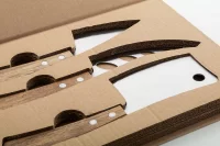 sada nožů na sýr přírodní s potiskem loga - foto 5