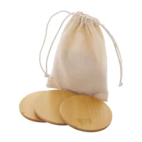 sada podtácků přírodní s potiskem loga - foto 3