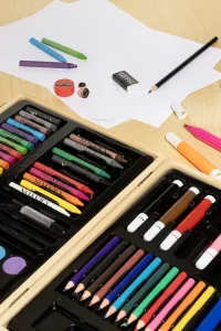 sada pro kreslení a malování přírodní s potiskem loga - foto 10