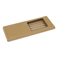 sada skeněných brček průhledná s potiskem loga - foto 3