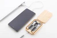 sada USB nabíjecích kabelů přírodní s potiskem loga - foto 5