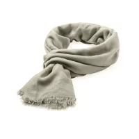 šála béžová s potiskem loga - foto 2