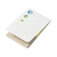 samolepící lístky se semínky přírodní s potiskem loga - foto 3