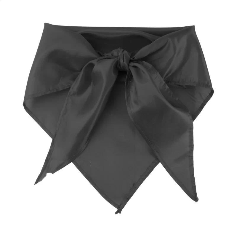 šátek černá s potiskem loga