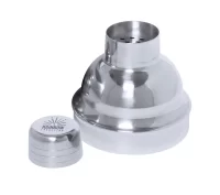 šejkr na koktejl stříbrná s potiskem loga - foto 3