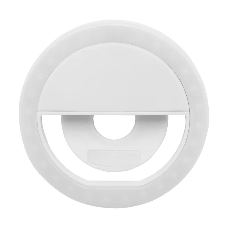 Selfie kroužek RABS bílá s potiskem loga