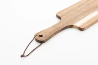 servírovací prkénko z akátu hnědá s potiskem loga - foto 3