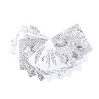 set mandala na vybarvení bílá s potiskem loga - foto 5