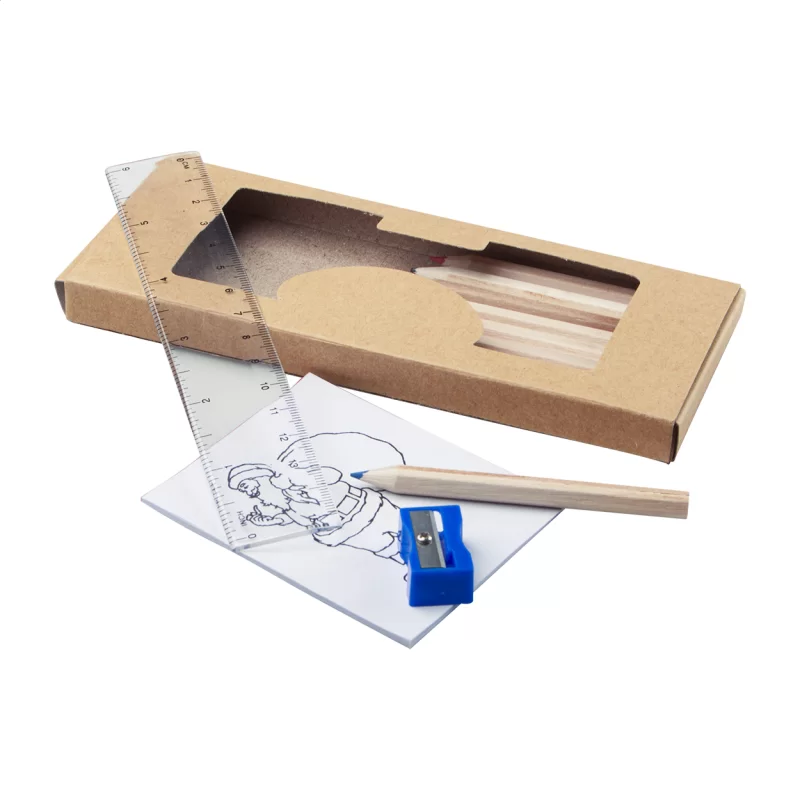 set na kreslení přírodní — reklamní předmět s vlastním potiskem set na kreslení přírodní s potiskem loga