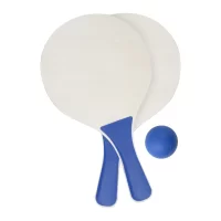 set na plážový tenis modrá s potiskem loga - foto 2