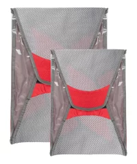 set vaků na šaty šedá s potiskem loga