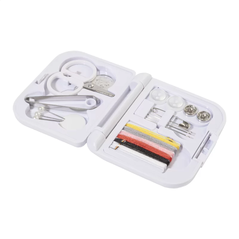 Šicí souprava RABS bílá — reklamní předmět s vlastním potiskem Šicí souprava RABS bílá s potiskem loga