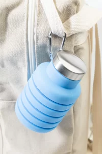 skládací láhev modrá s potiskem loga - foto 5