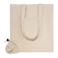skládací nákupní taška přírodní s potiskem loga - foto 2