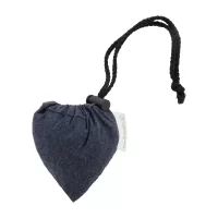 skládací nákupní taška tmavě modrá s potiskem loga - foto 4