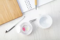 skládací pohárek bílá s potiskem loga - foto 10